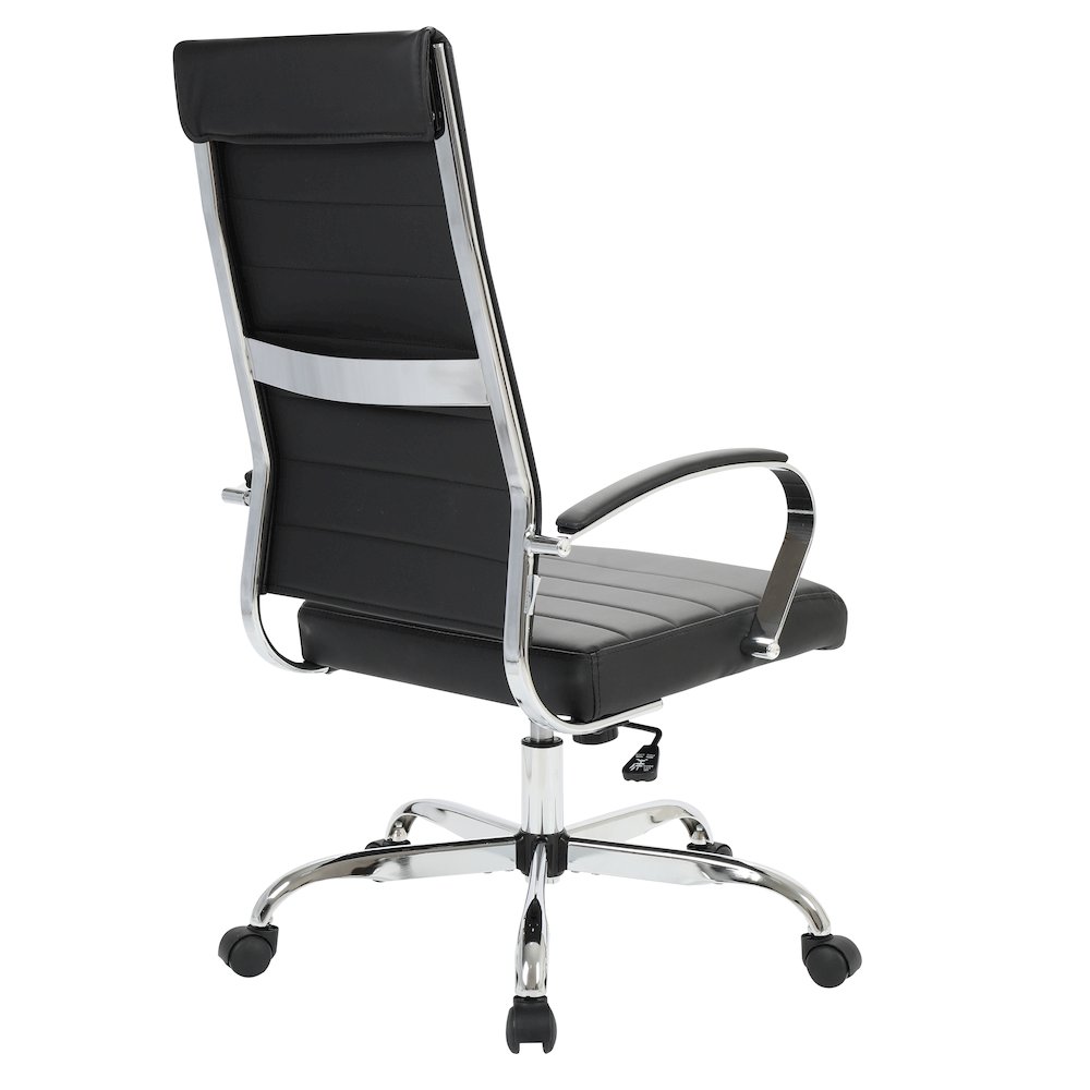 Benmar High-Back Leather Office Chair. Picture 12