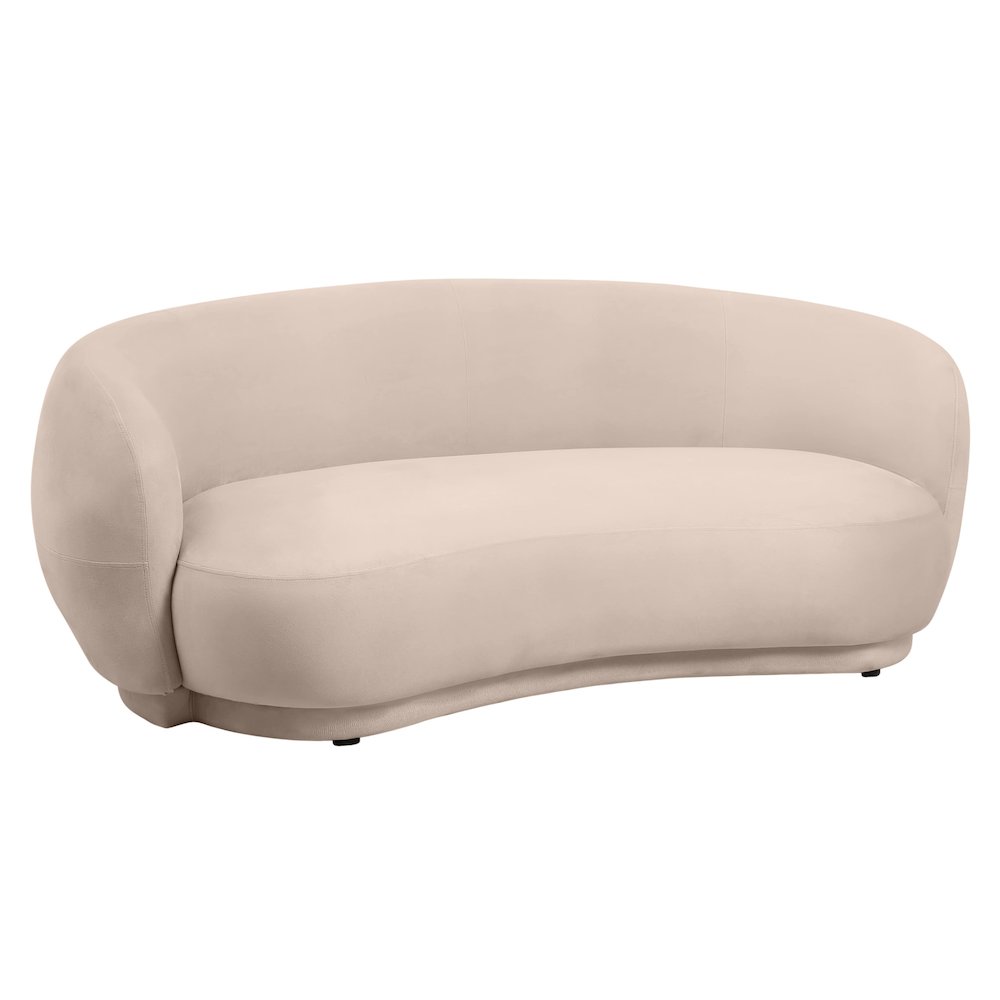 Faze 3-Seater Wide Couch Sofa Upholstered in Velvet. Picture 2
