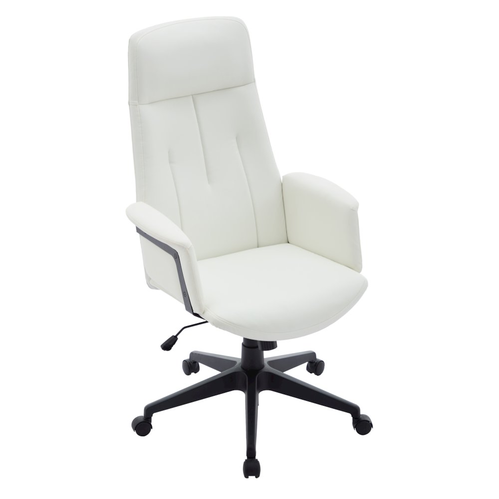 Inifini Collection Modern Office Chair In White. Picture 9