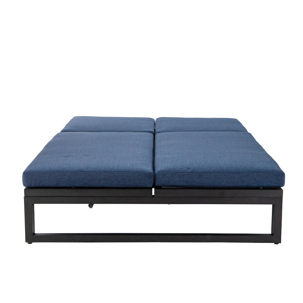Chelsea Convertible Lounge Reclining Double Chaise With Cushions. Picture 31