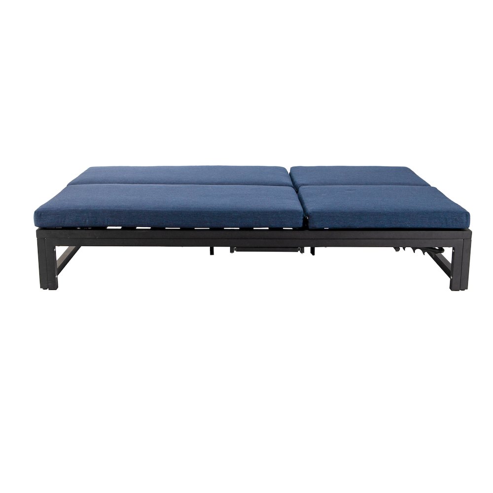 Chelsea Convertible Lounge Reclining Double Chaise With Cushions. Picture 36