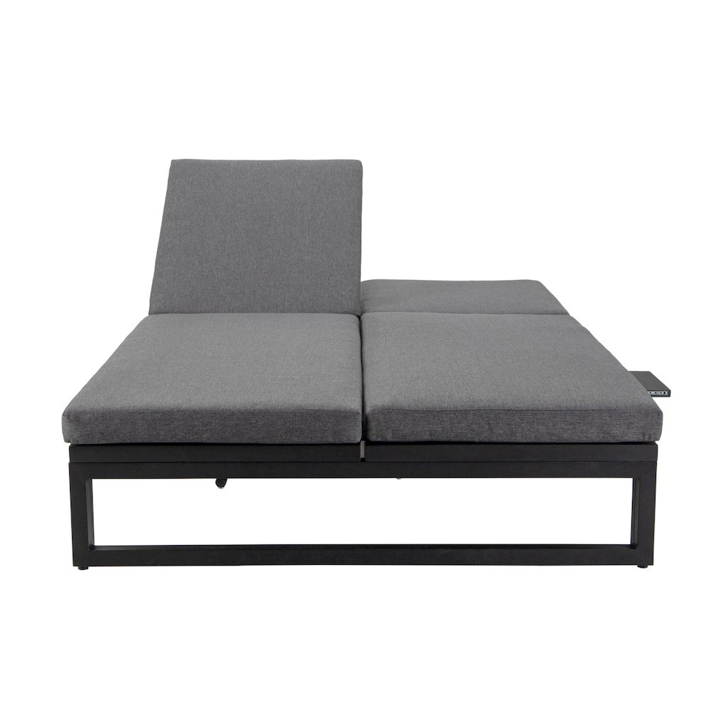 Chelsea Convertible Lounge Reclining Double Chaise With Cushions. Picture 28