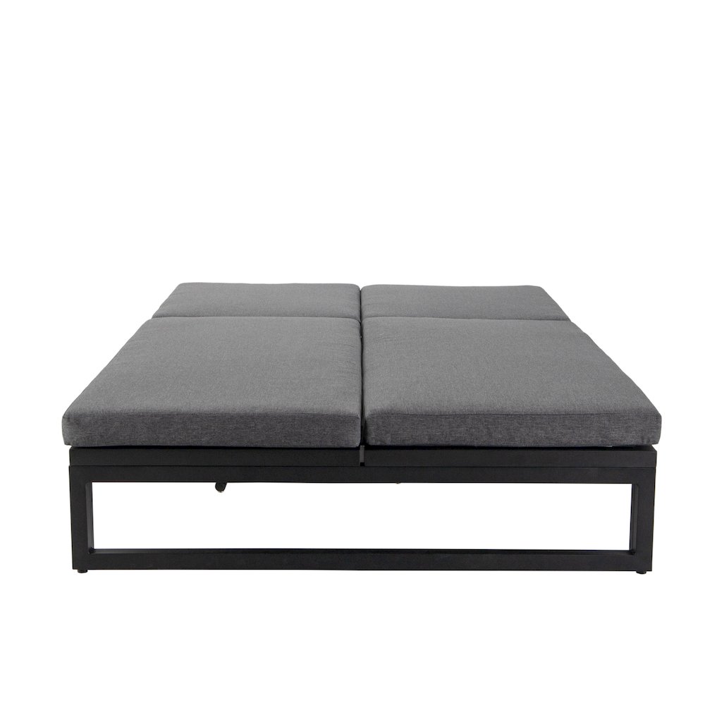 Chelsea Convertible Lounge Reclining Double Chaise With Cushions. Picture 29