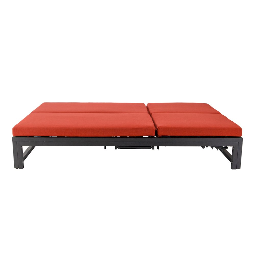Chelsea Convertible Lounge Reclining Double Chaise With Cushions. Picture 44