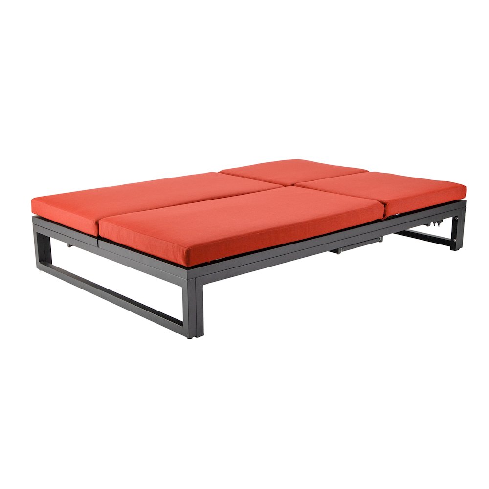 Chelsea Convertible Lounge Reclining Double Chaise With Cushions. Picture 42