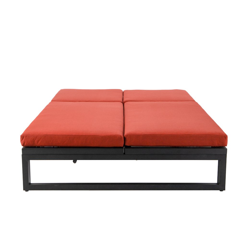 Chelsea Convertible Lounge Reclining Double Chaise With Cushions. Picture 46