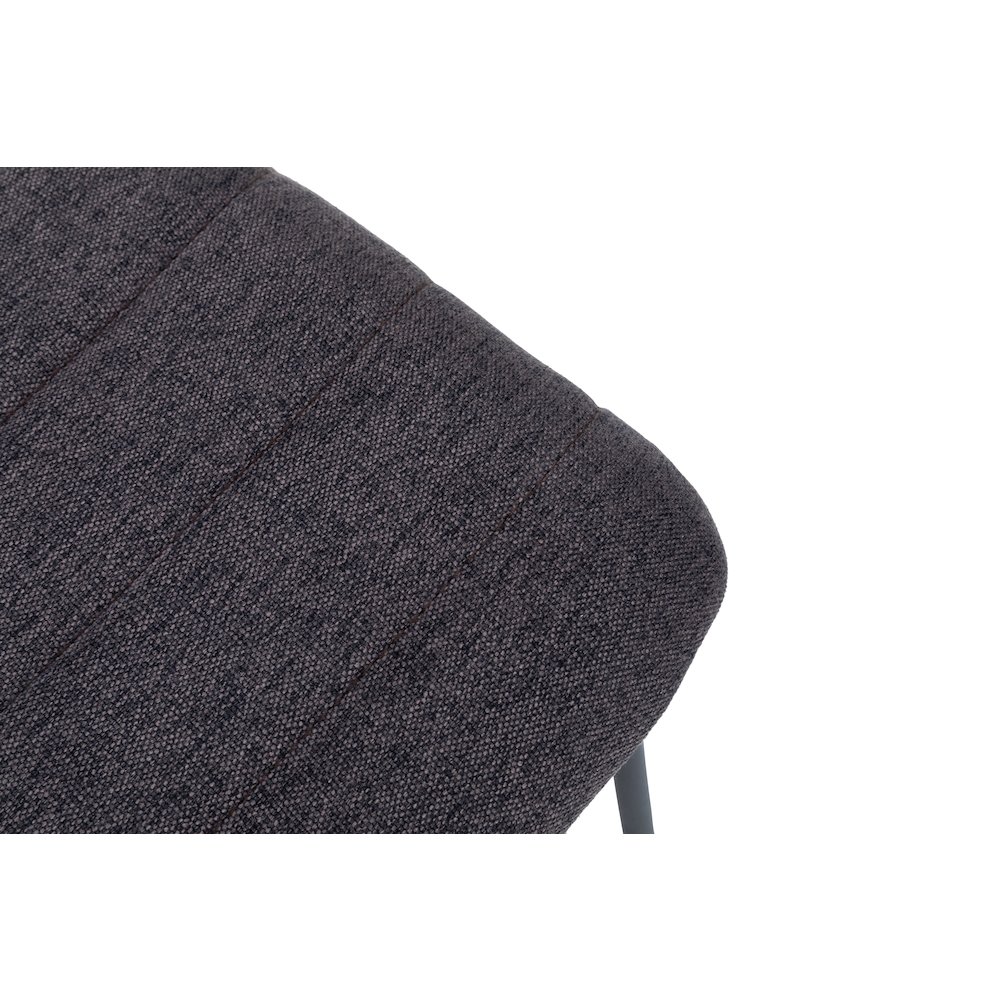 Zylar Series Office Guest Chair in Brown Fabric. Picture 4