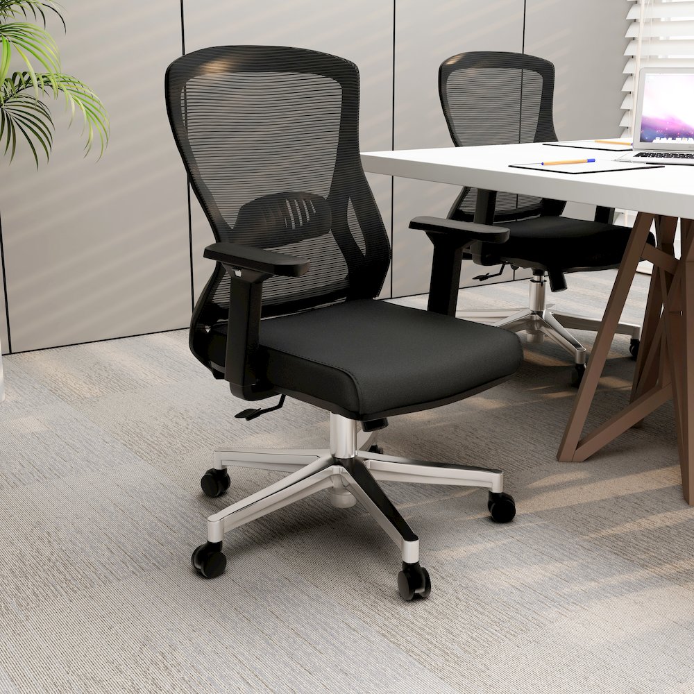 Office Adorit Series Office Task Chair In Black. Picture 8