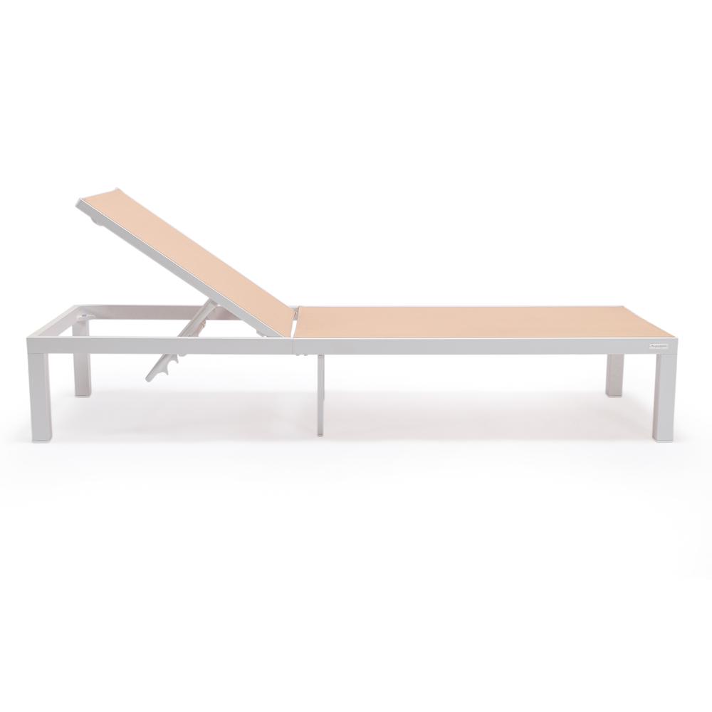 Aluminum Outdoor Patio Chaise Lounge Chair Set of 2. Picture 13