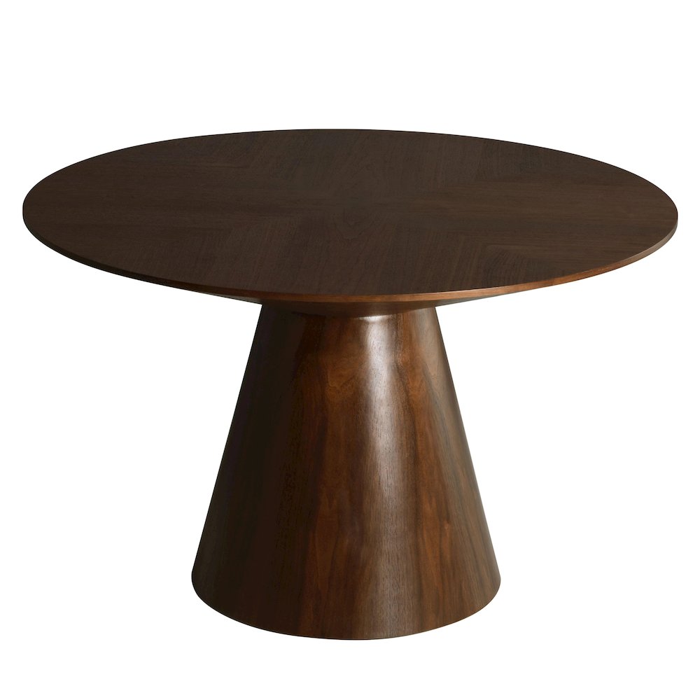 5-Piece Dining Set in Walnut/Light Brown. Picture 4