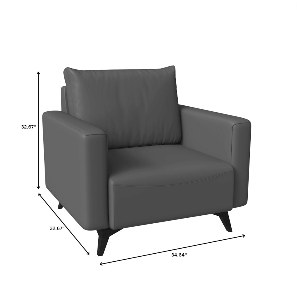 Inno Collection Single Seater Sofa In Grey. Picture 11