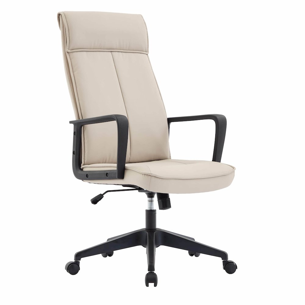 Aiaria Collection Modern Office Chair In Tan. Picture 14