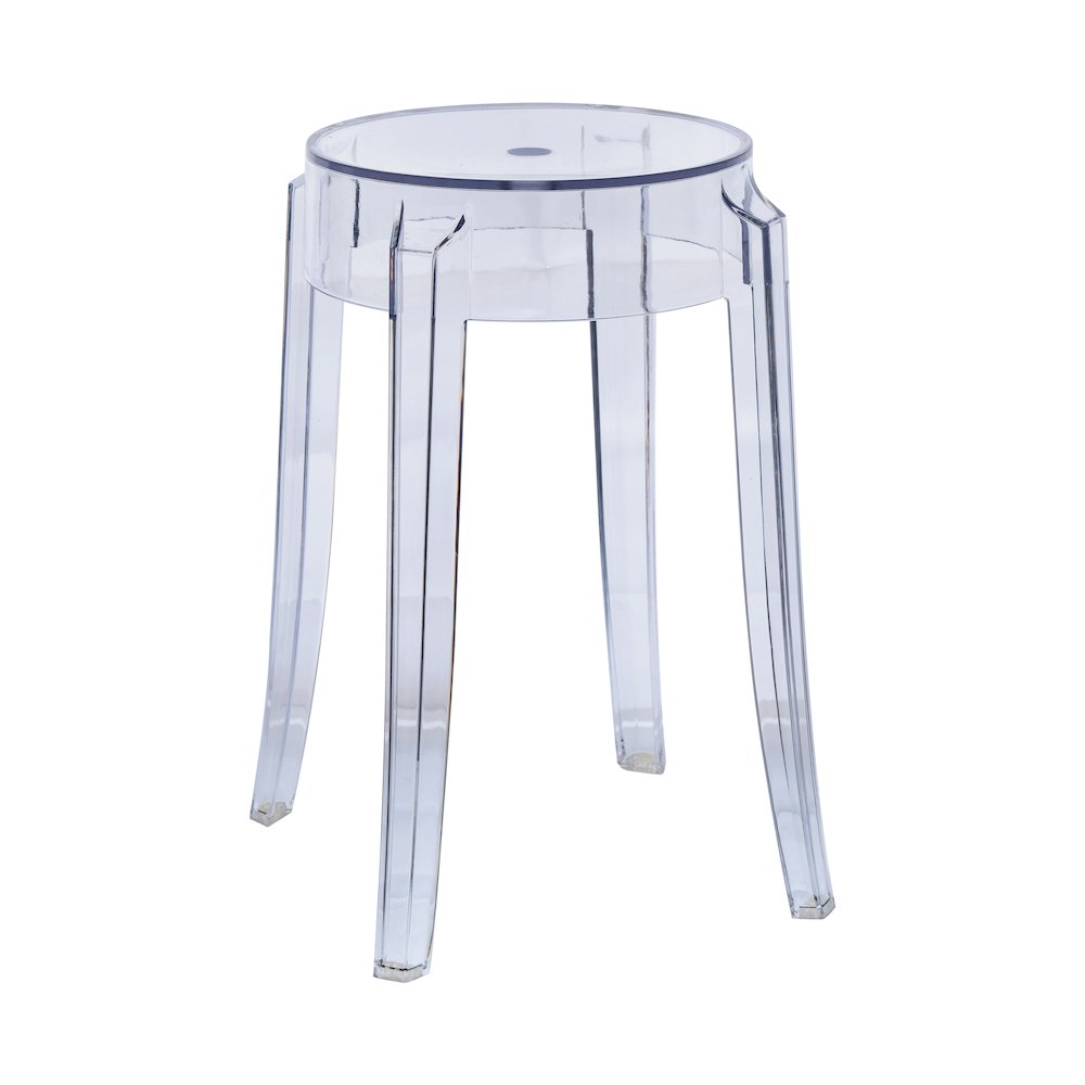 Averill Modern Plastic Dining Stool Set of 2. Picture 2