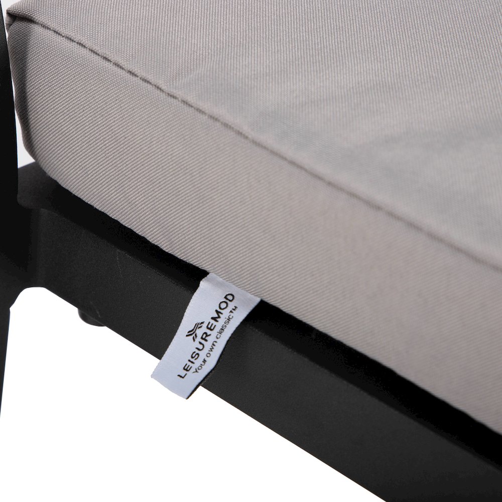 Chelsea Collection Modern Aluminum Outdoor Bar Chair Set of 2. Picture 13