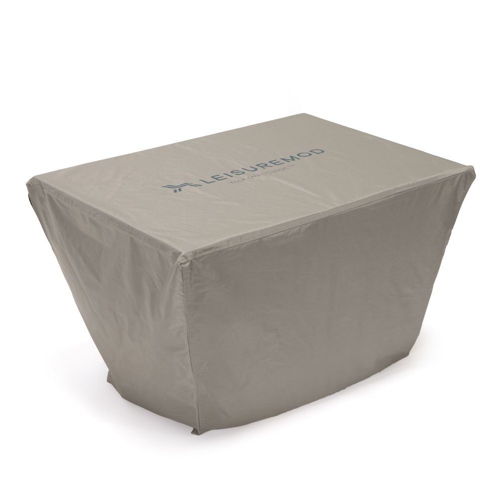 Chelsea Waterproof Fabric Rectangle Fire Pit Table Cover. Picture 1