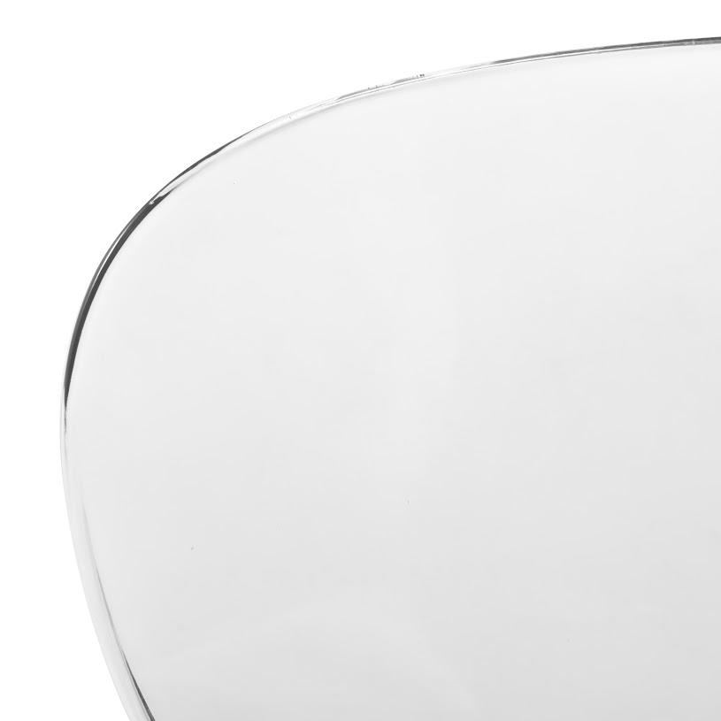 Modern Oyster Transparent Side Chair. Picture 7