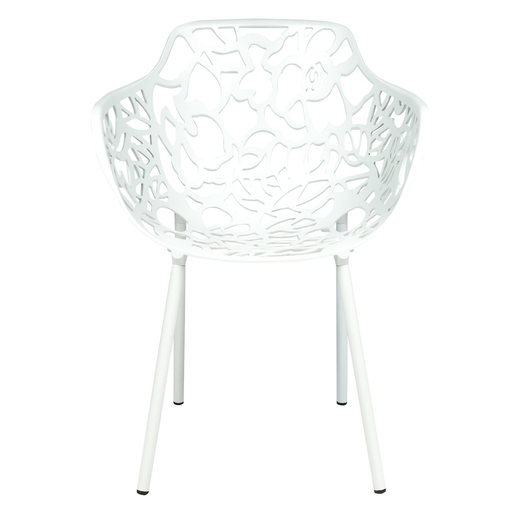 Modern Devon Aluminum Armchair, Set of 2. Picture 3