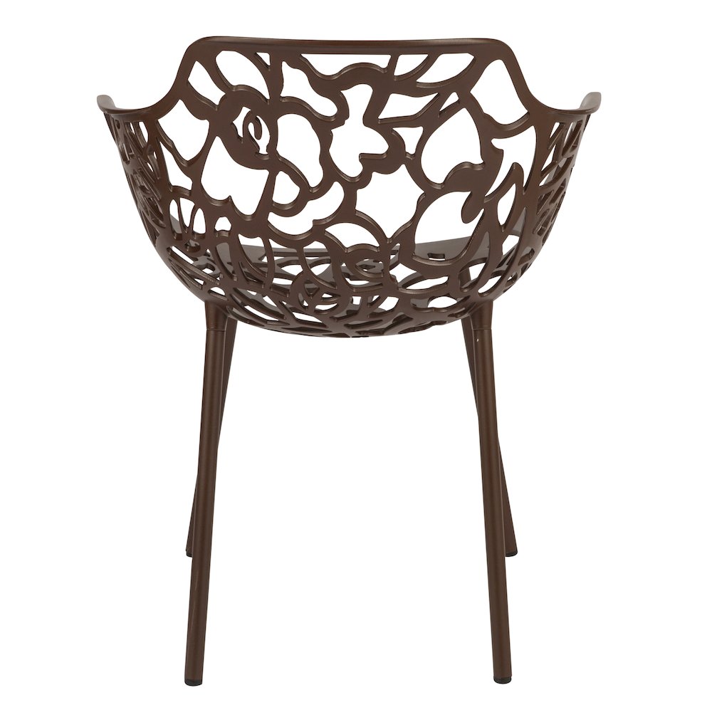 Modern Devon Aluminum Armchair, Set of 2. Picture 6