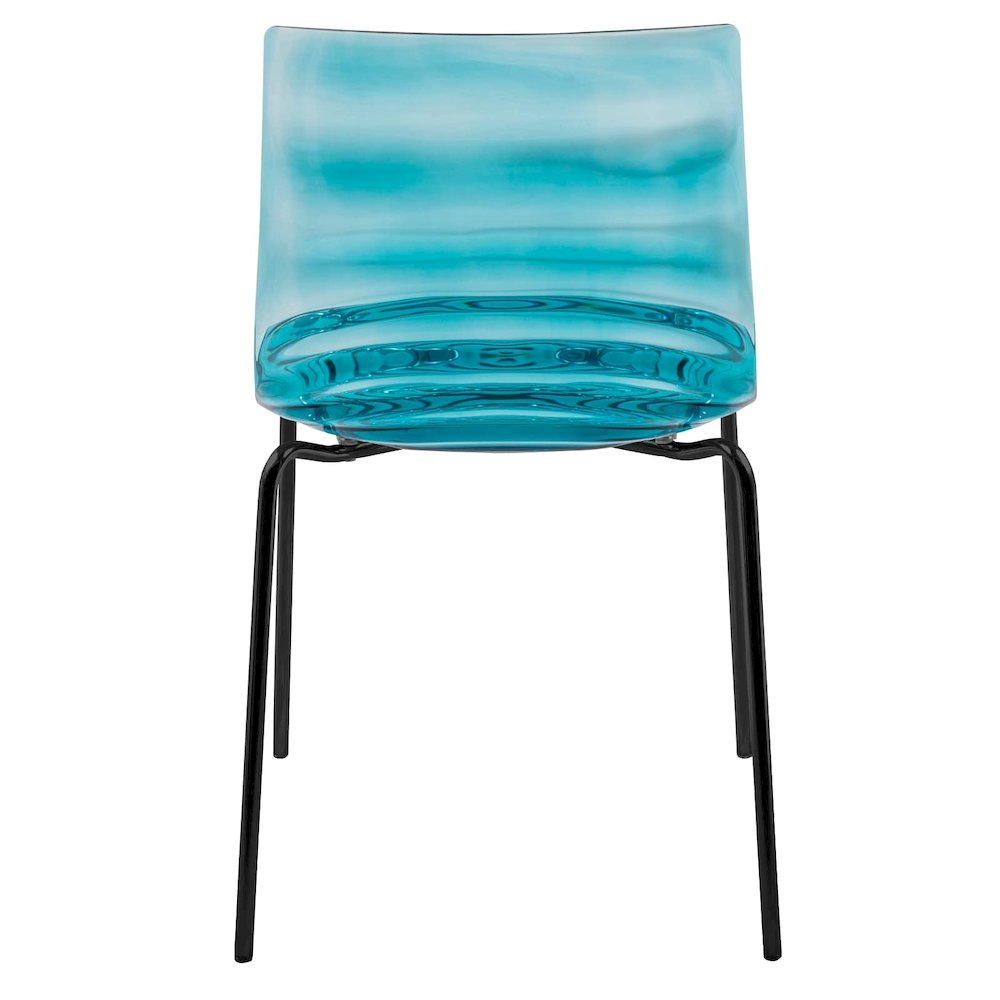 Astor Water Ripple Design Dining Chair. Picture 20