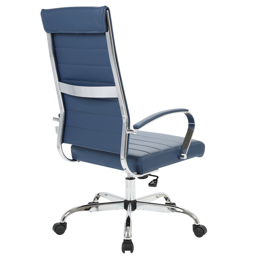 Benmar High-Back Leather Office Chair. Picture 12