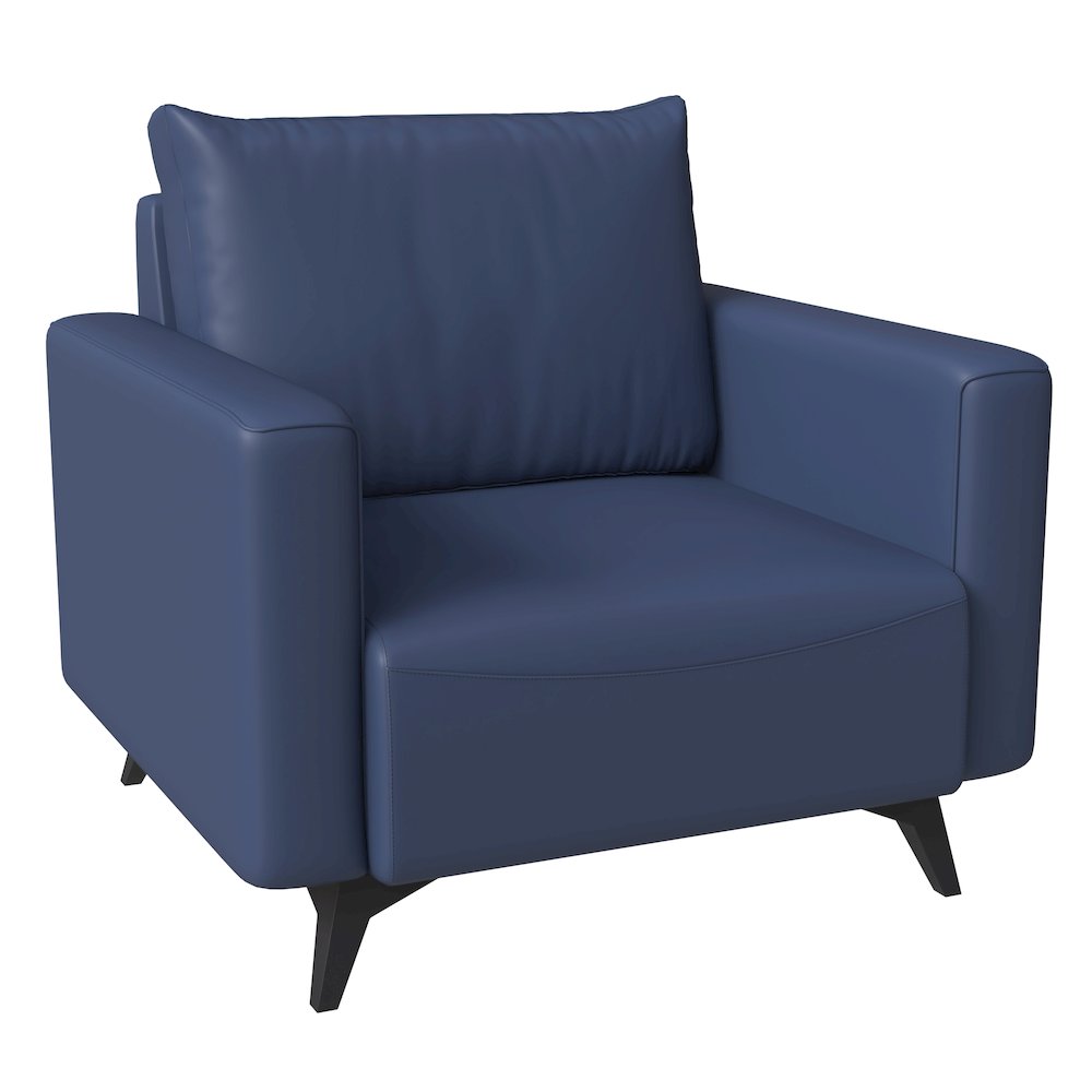 Inno Collection Single Seater Sofa In Dark Blue. Picture 2