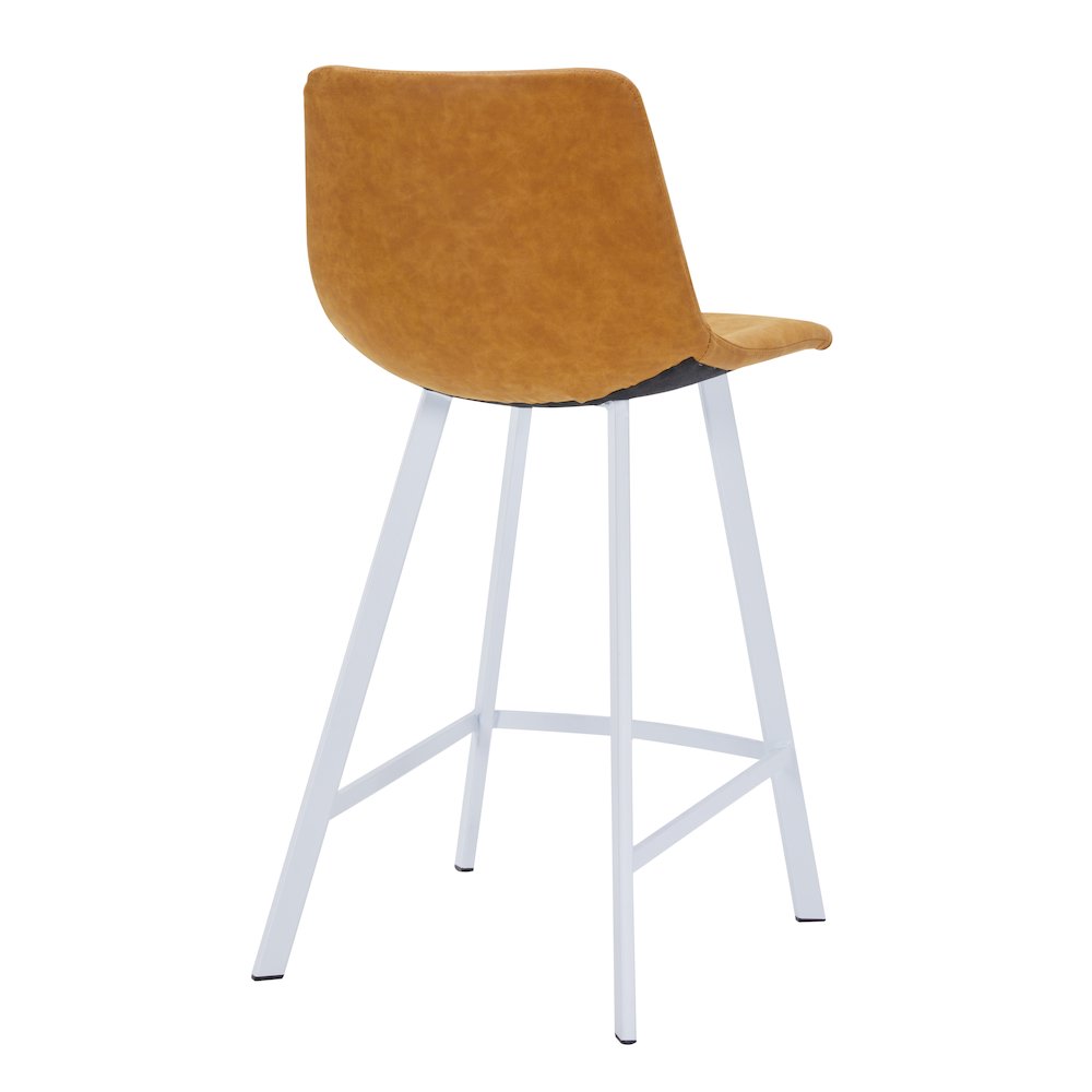 Elland - Counter stool -Light Brown-White base. Picture 9