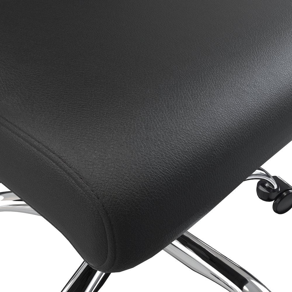 Evander Series Office Chair in Black Leather. Picture 7