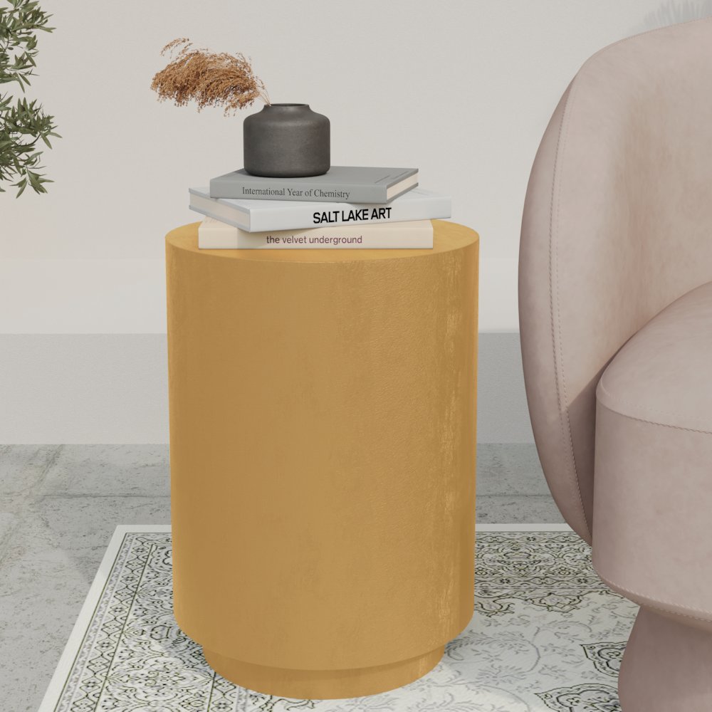 Modern Side End Table Ramble Series In Beige. Picture 15