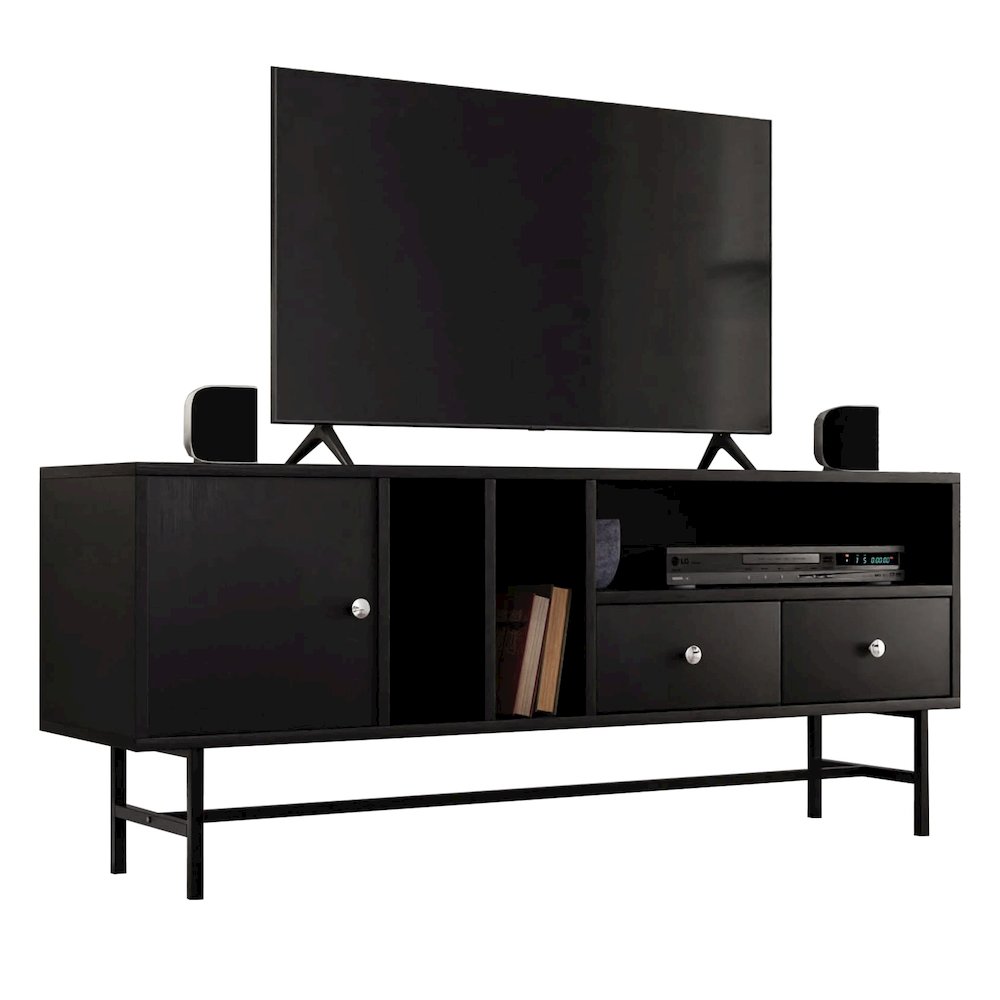 Rochester Modern Rectangular TV Stand. Picture 13