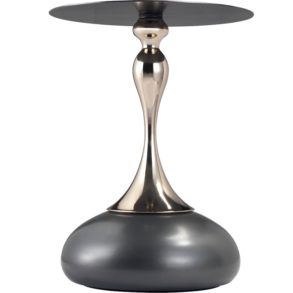 Savoy Collection Modern End Table In Grey. Picture 13