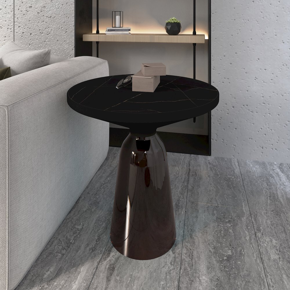 Tully Collection Glass side Table. Picture 9