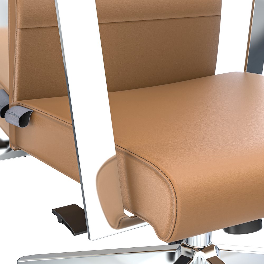 Aleen High-Back Office Chair in Acorn Brown. Picture 14
