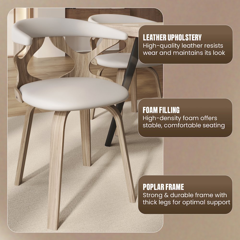Modern Wooden Dining Chair. Picture 6