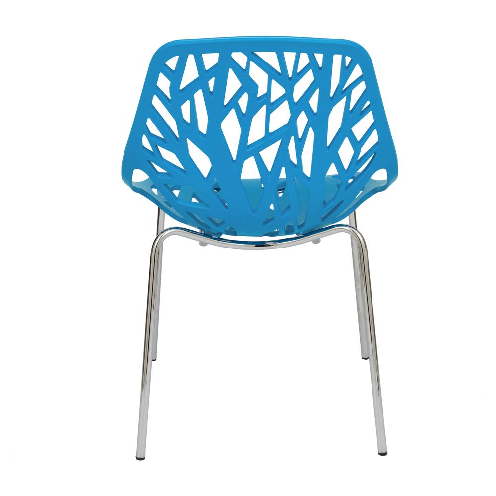 Modern Asbury Dining Chair w/ Chromed Legs. Picture 13