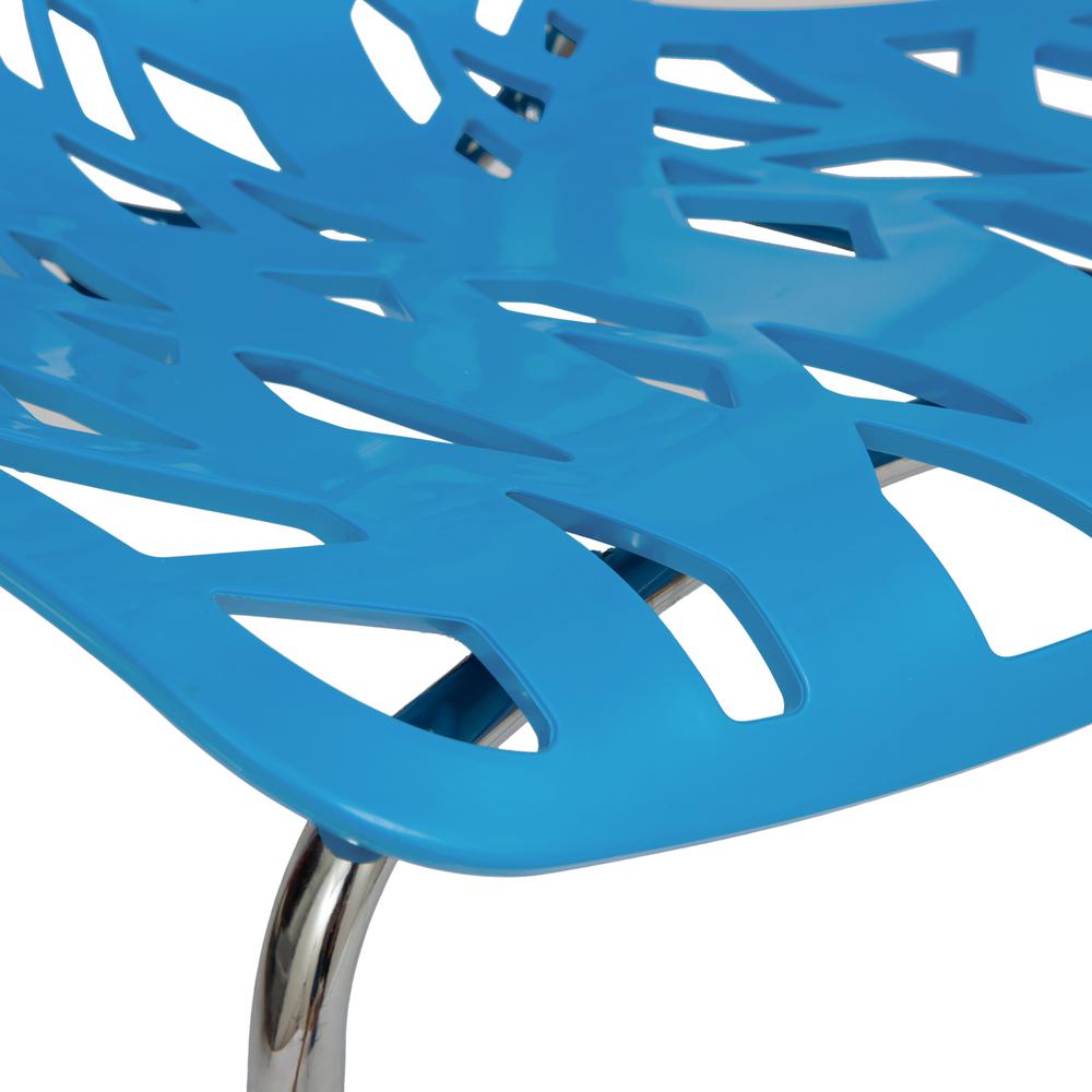 Modern Asbury Dining Chair w/ Chromed Legs. Picture 15