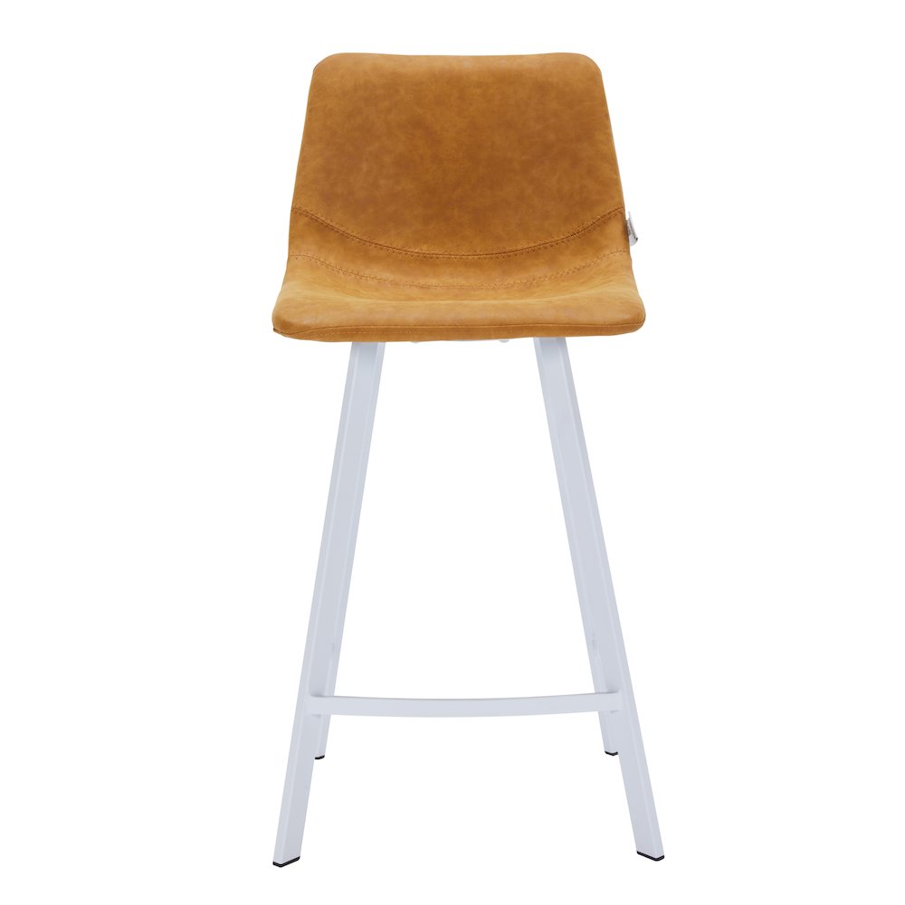 Elland - Counter stool -Light Brown-White base. Picture 8