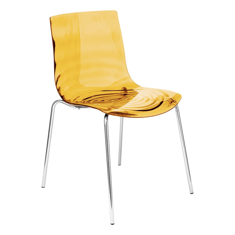 Astor Water Ripple Design Dining Chair. Picture 2