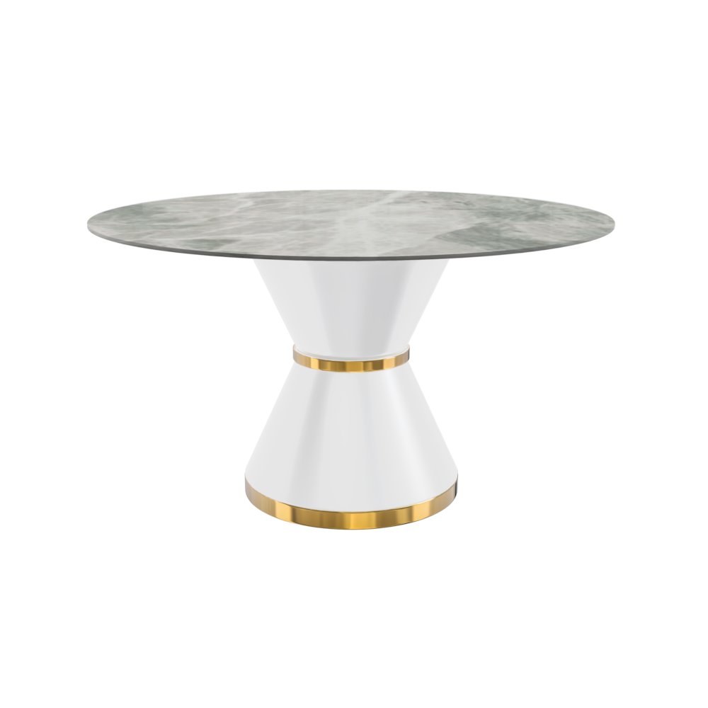 Qorvus Series Round Dining Table. Picture 1