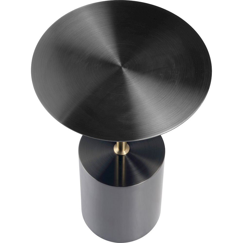 Malta Collection Modern End Table In Black. Picture 7