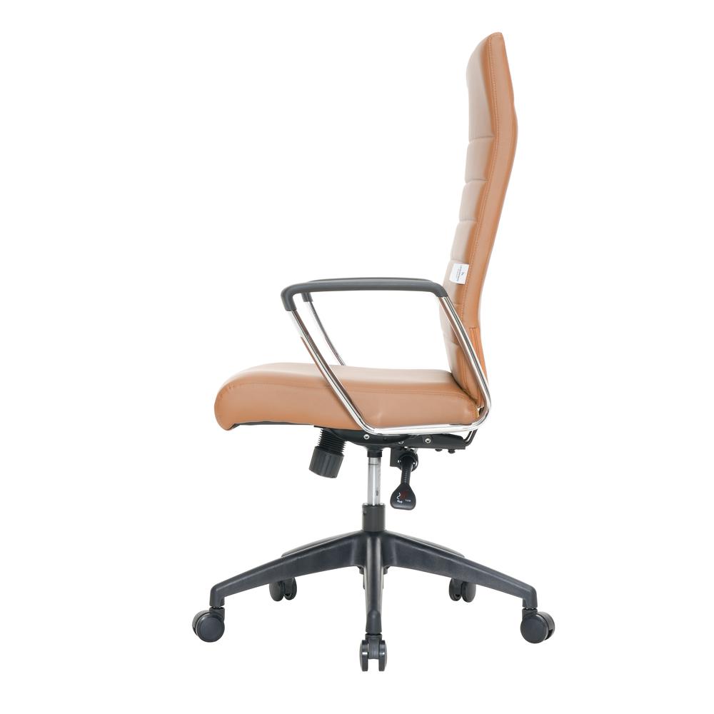 Hilton Modern High-Back Leather Office Chair. Picture 2