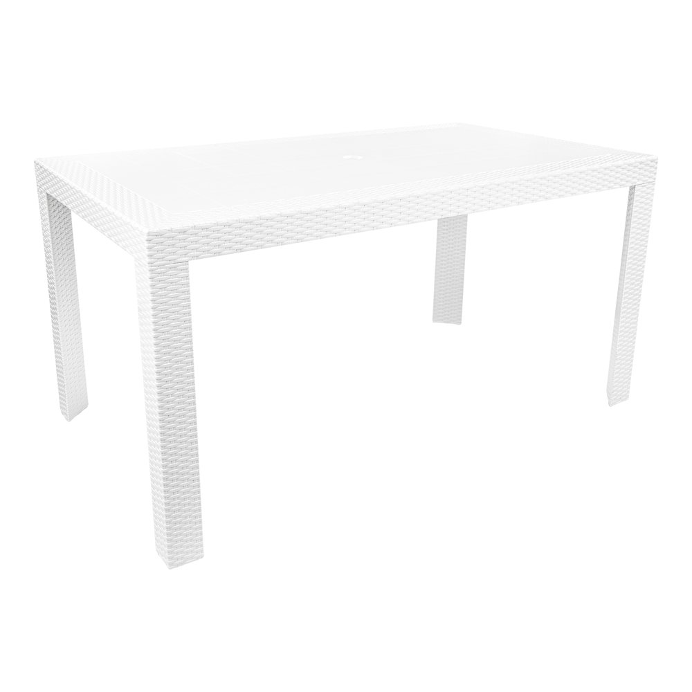 Mace Weave Design Outdoor Dining Table. Picture 1