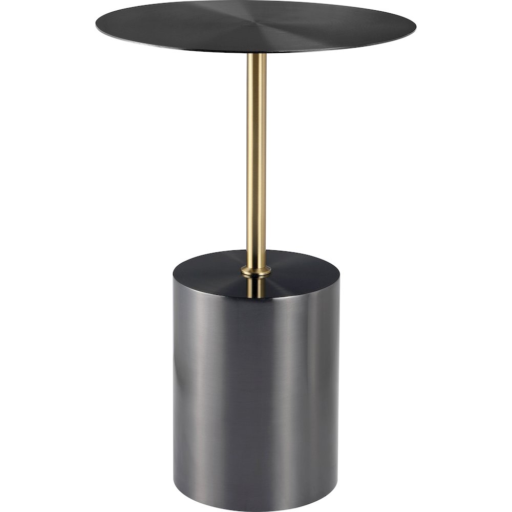 Malta Collection Modern End Table In Black. Picture 5