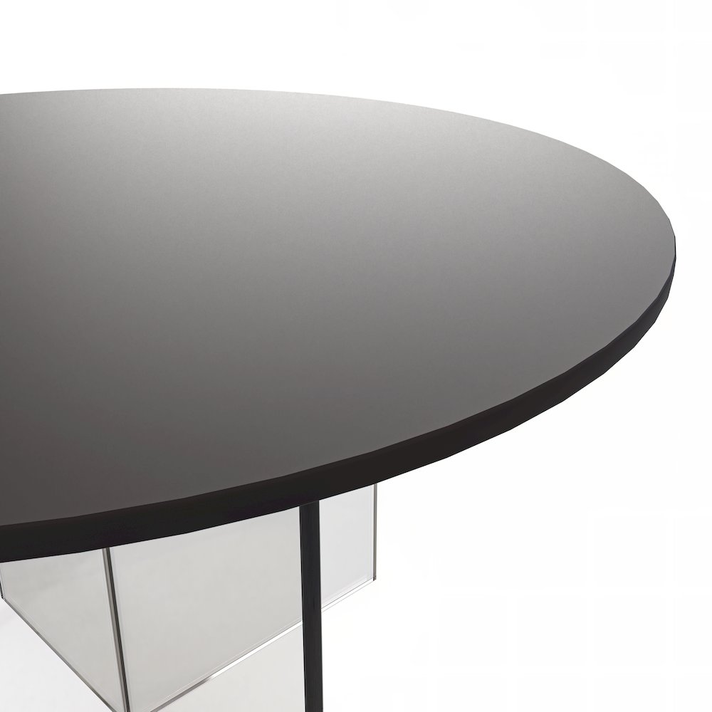 Valore Collection Acrylic Coffe Table With Black Top. Picture 5