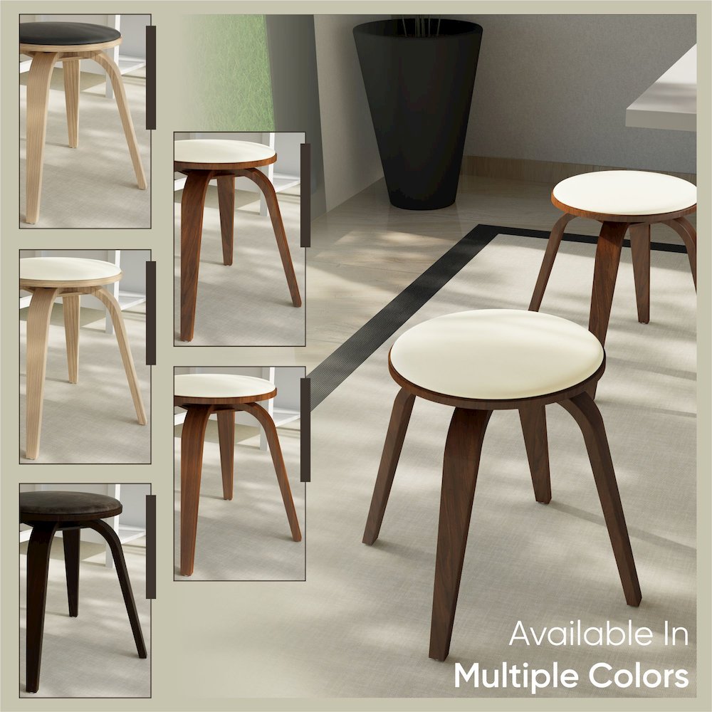 Modern Wooden Dining Stool. Picture 2