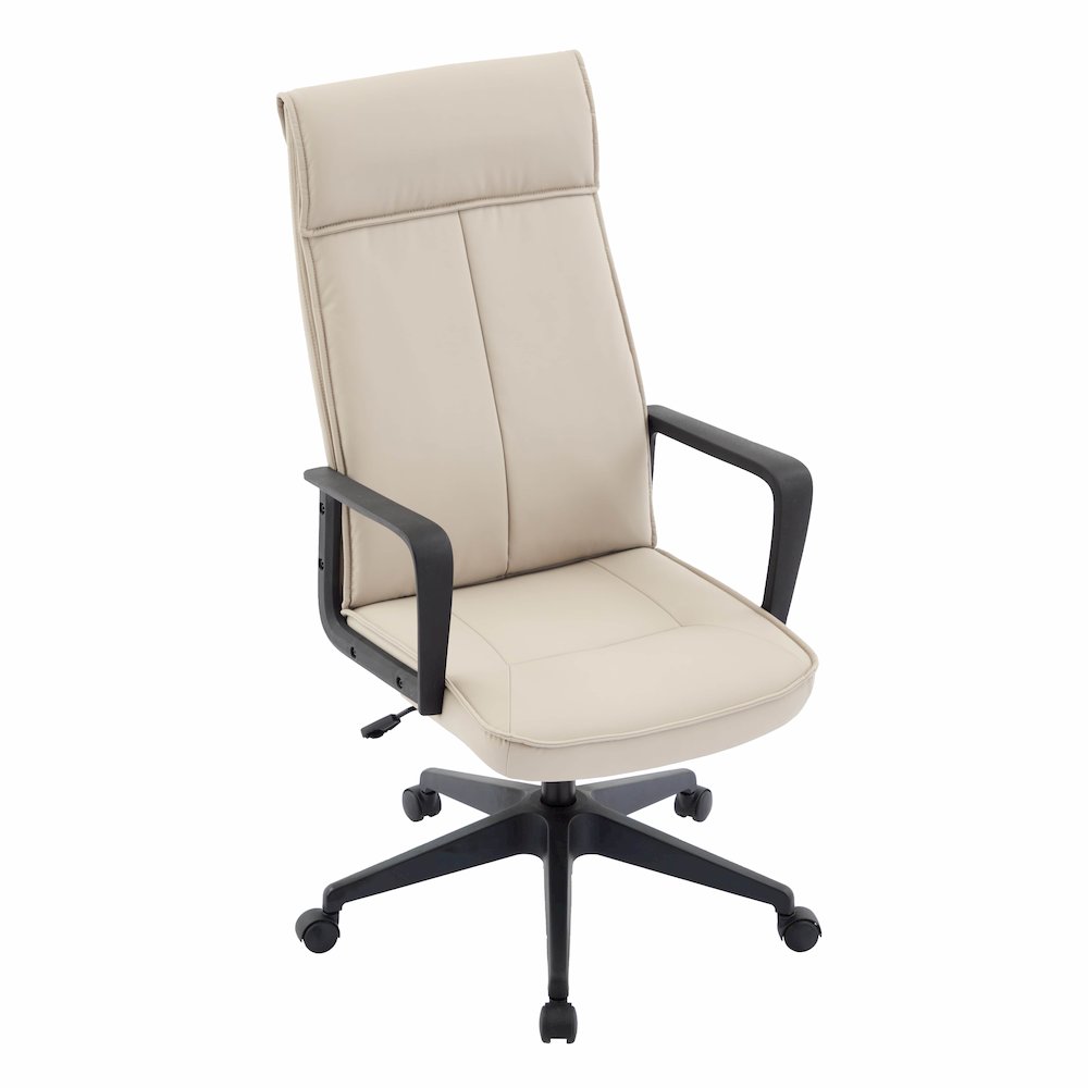 Aiaria Collection Modern Office Chair In Tan. Picture 34