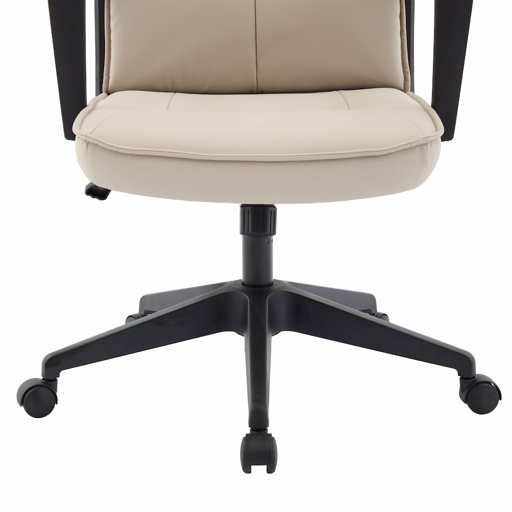 Aiaria Collection Modern Office Chair In Tan. Picture 1