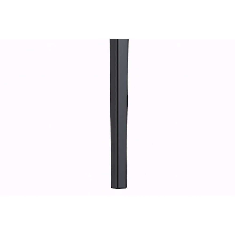 Avo Series Modern Dining Table Black Base, With 62 Light Grey Sintered Stone Top. Picture 7