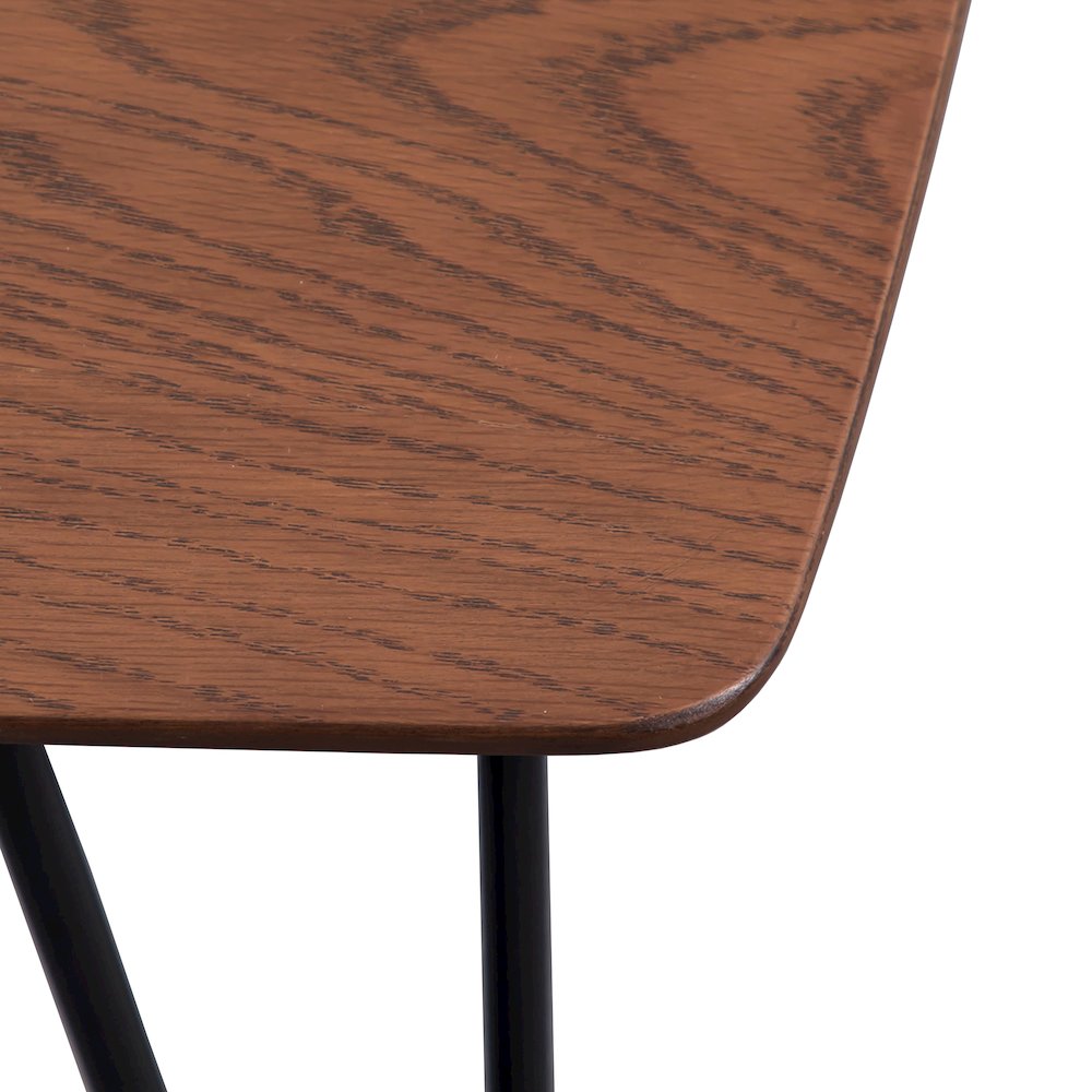 Elmwood Modern Wood Top Coffee Table With Iron Base. Picture 7