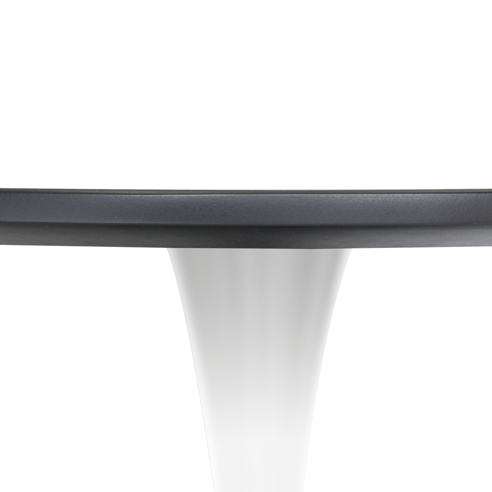 Round Dining Table with Wood Top. Picture 5