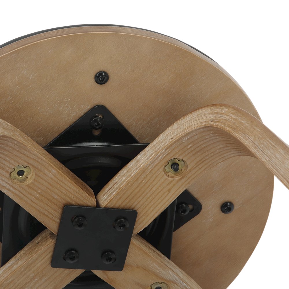 Wooden Counter Stool Pelya Collection Modern Style Washed Walnut color in Black. Picture 17